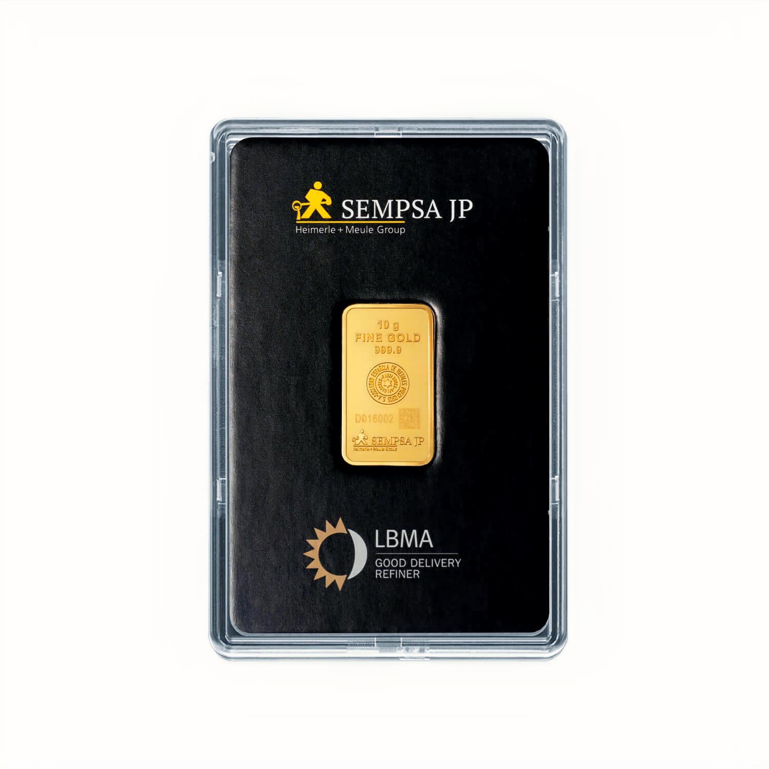 Lingote de oro 10 gramos producto