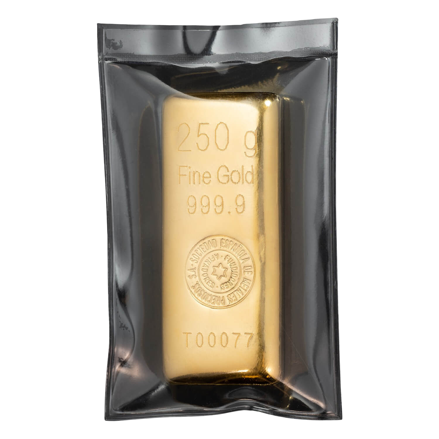 Oro de inversión de 250 gramos