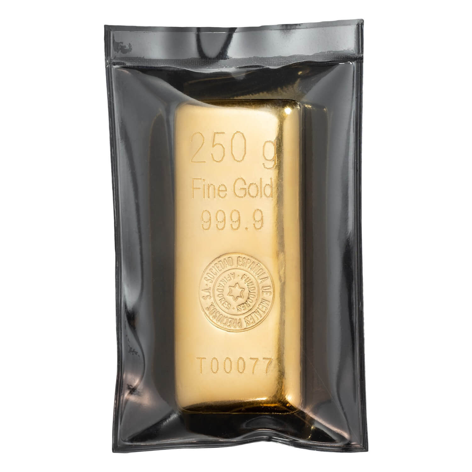 Lingote de oro 250 gramos producto